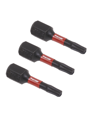 TRX-Star* T15 Impact Power Tool Bits 25mm - 3pc