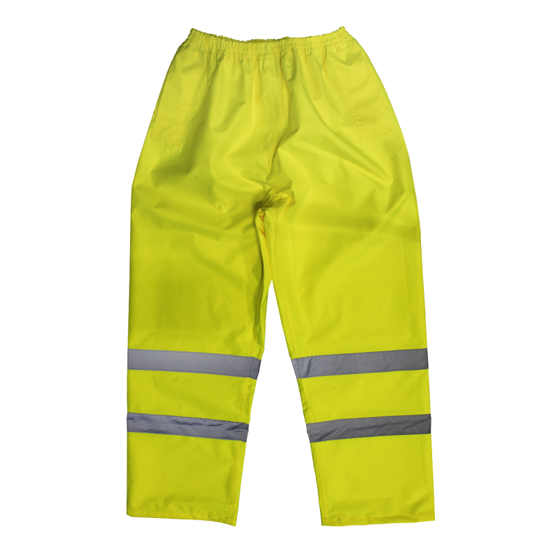 Worksafe® Hi-Vis Yellow Waterproof Trousers - X-Large