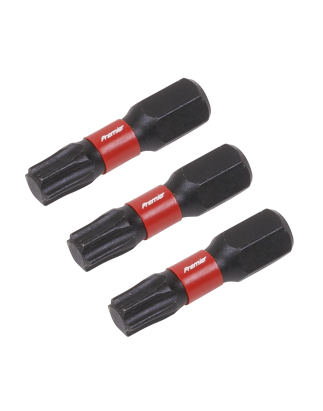 Embouts pour outils électriques à percussion TRX-Star* T30 25 mm - 3 pièces