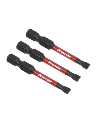 Slotted 4.5mm Impact Power Tool Bits 50mm - 3pc