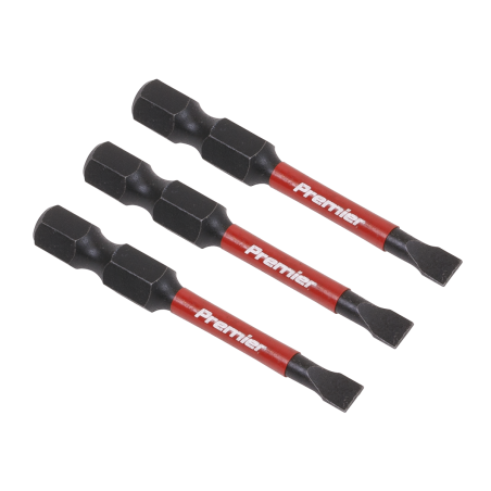 Slotted 4.5mm Impact Power Tool Bits 50mm - 3pc