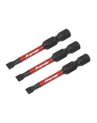 Slotted 4.5mm Impact Power Tool Bits 50mm - 3pc