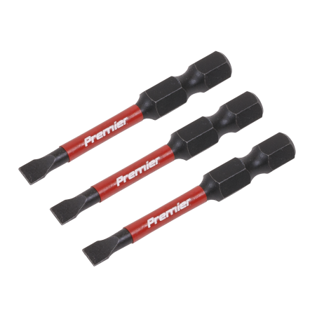 Slotted 4.5mm Impact Power Tool Bits 50mm - 3pc