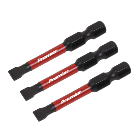 Slotted 5.5mm Impact Power Tool Bits 50mm - 3pc