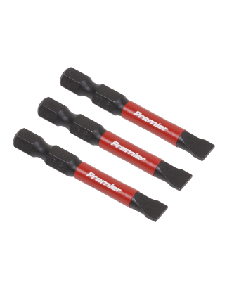 Slotted 6.5mm Impact Power Tool Bits 50mm - 3pc