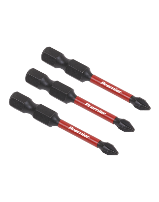 Phillips #1 Impact Power Tool Bits 50mm - 3pc