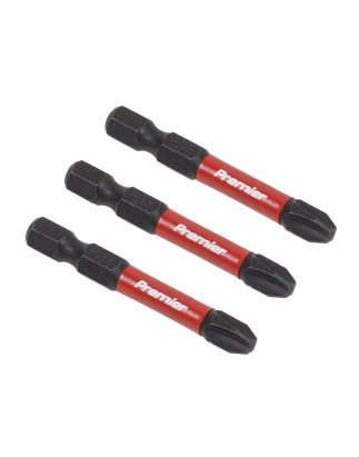 Phillips #3 Impact Power Tool Bits 50mm - 3pc