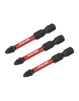 Pozi #2 Impact Power Tool Bits 50mm - 3pc