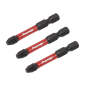 Pozi #3 Impact Power Tool Bits 50mm - 3pc