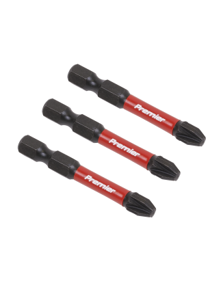 Pozi #3 Impact Power Tool Bits 50mm - 3pc