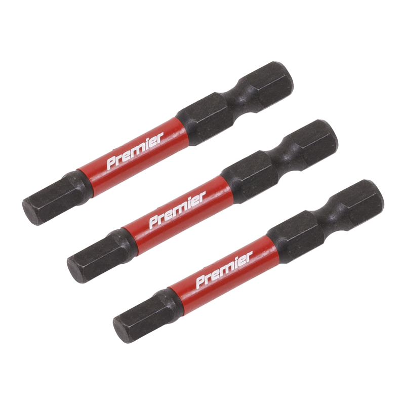 Hex 5mm Impact Power Tool Bits 50mm - 3pc