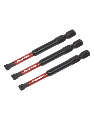 Slotted 5.5mm Impact Power Tool Bits 75mm - 3pc