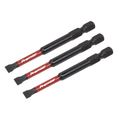 Slotted 5.5mm Impact Power Tool Bits 75mm - 3pc