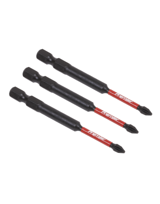 Phillips #1 Impact Power Tool Bits 75mm - 3pc