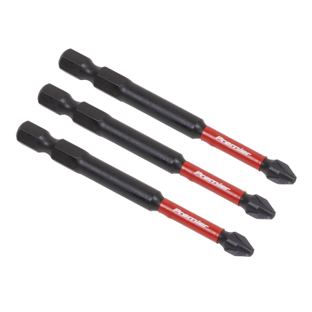 Pozi #2 Impact Power Tool Bits 75mm - 3pc