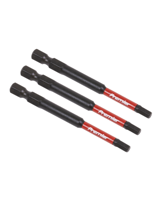 Hex 4mm Impact Power Tool Bits 75mm - 3pc