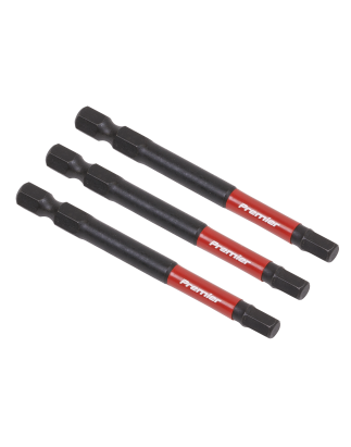 Hex 5mm Impact Power Tool Bits 75mm - 3pc