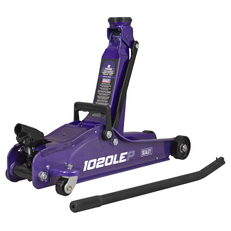 Low Profile Short Chassis Trolley Jack 2 Tonne - Purple