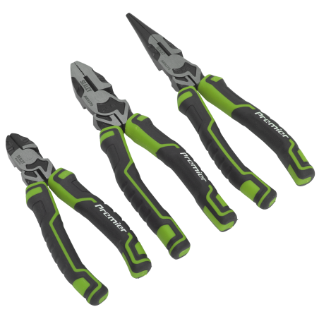 Pliers Set 3pc High Leverage - Green