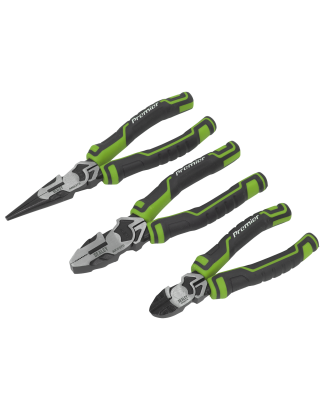 Pliers Set 3pc High Leverage - Green