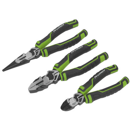 Pliers Set 3pc High Leverage - Green