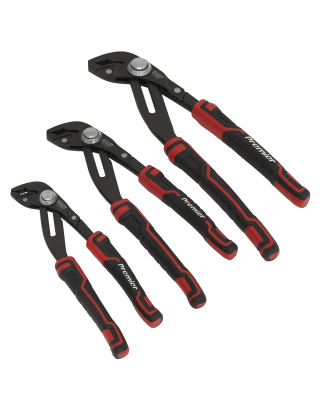 Water Pump Pliers Set 3pc Quick Release