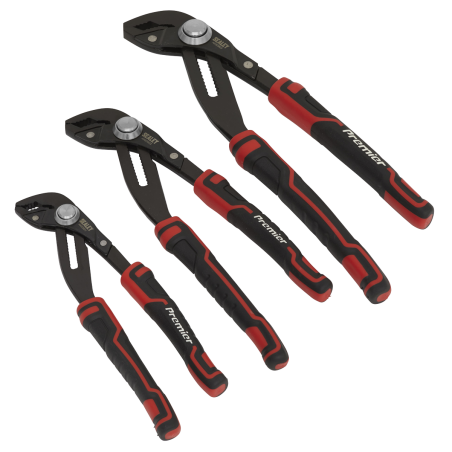 Water Pump Pliers Set 3pc Quick Release