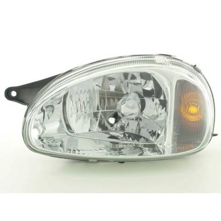 Spare parts headlight left Opel Corsa B 99-00