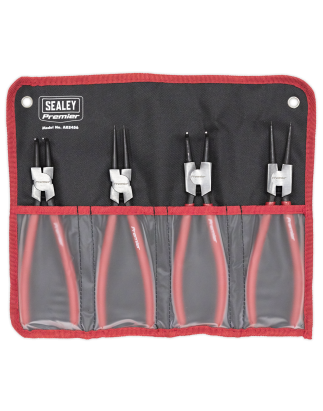 Internal/External Circlip Pliers Set 4pc 230mm