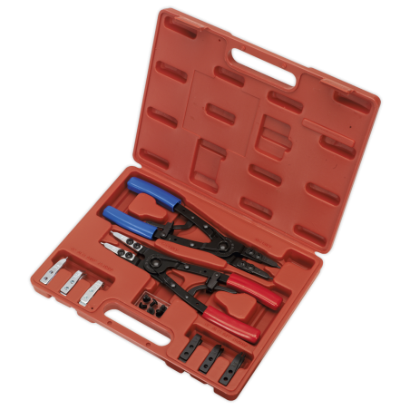 Circlip Pliers Set Internal/External 265mm Heavy-Duty