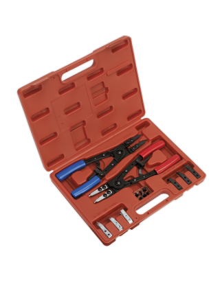 Circlip Pliers Set Internal/External 265mm Heavy-Duty