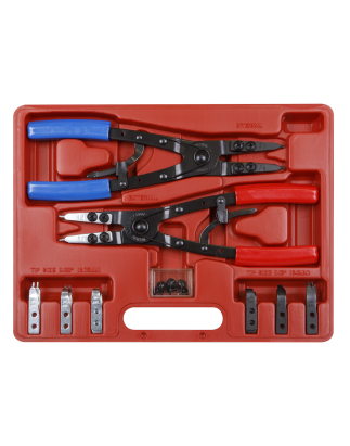 Circlip Pliers Set Internal/External 265mm Heavy-Duty