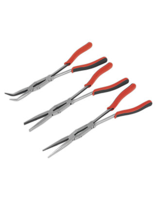 Double Joint Pliers Set 3pc Long Reach 335mm