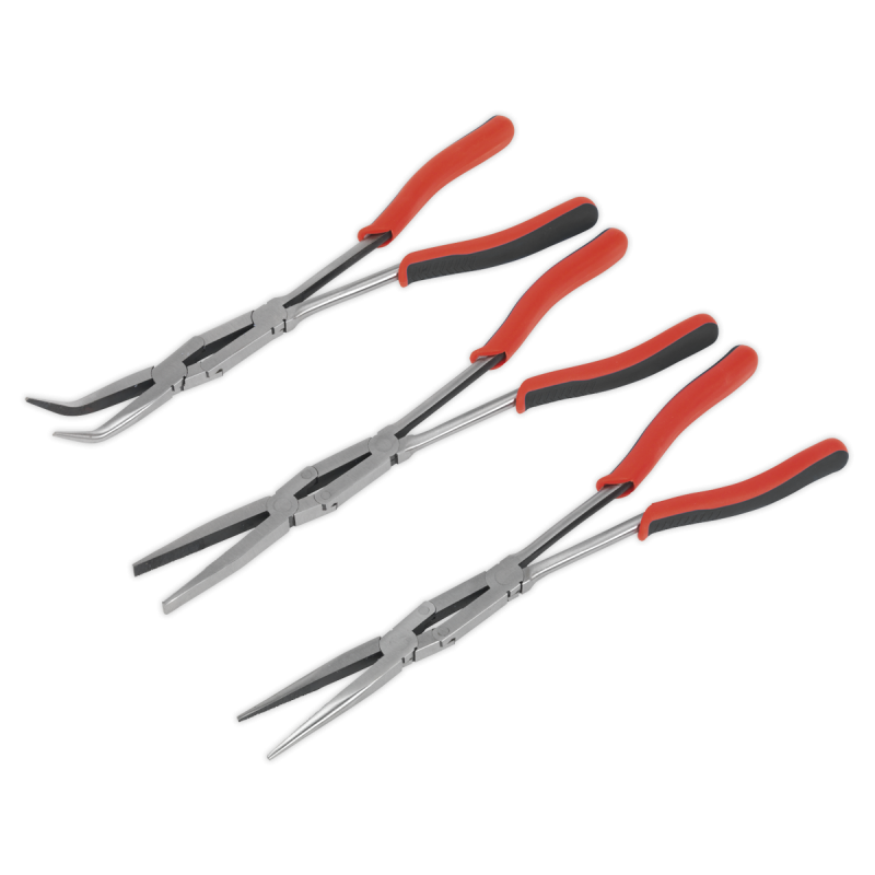 Double Joint Pliers Set 3pc Long Reach 335mm