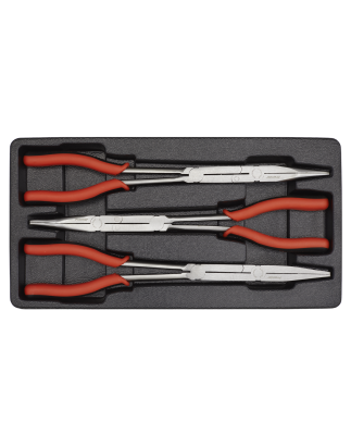 Double Joint Pliers Set 3pc Long Reach 335mm