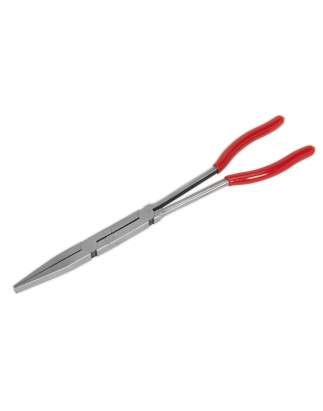 Flat Nose Pliers Double Joint Long Reach 335mm