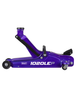 Low Profile Short Chassis Trolley Jack 2 Tonne - Purple