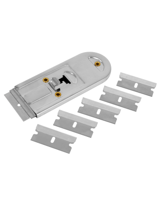 Retracting Razor Scraper with Blades