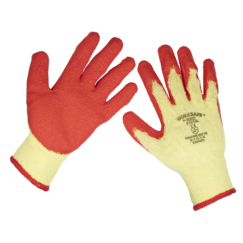 Worksafe® Super Grip Knitted Gloves with Latex Palm, X-Large - Pair