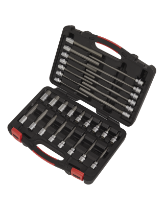 Hex Socket Bit Set 30pc 3/8"Sq Drive - Premier Platinum