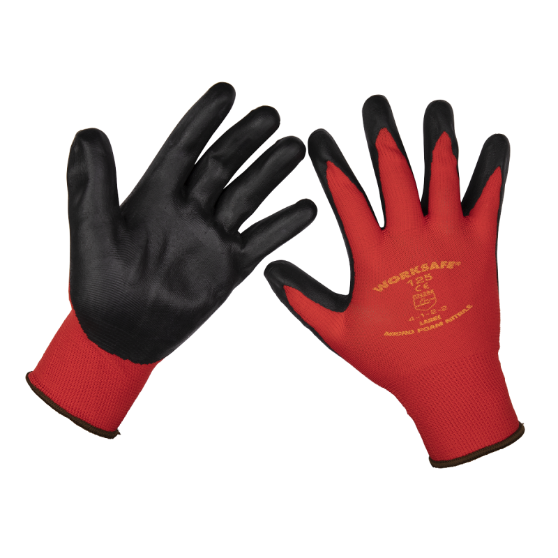 Gants en mousse de nitrile Worksafe®, grands - paquet de 120 paires