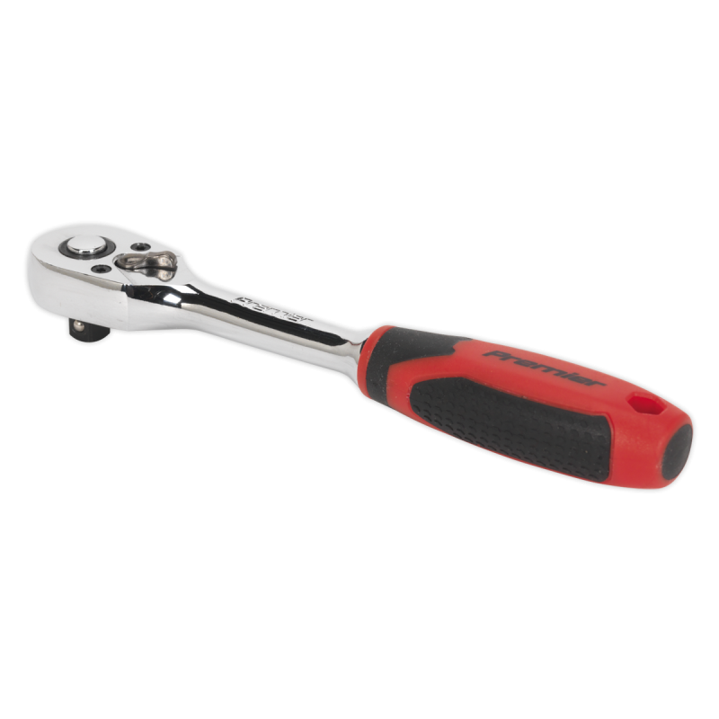 Ratchet Wrench 1/4"Sq Drive Pear-Head Flip Reverse