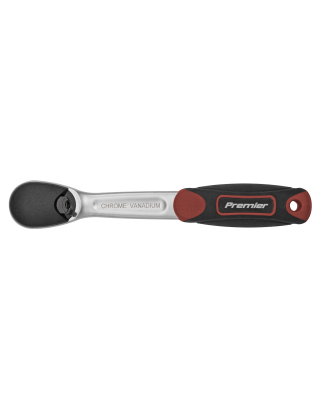 Ratchet Wrench 1/4"Sq Drive Dust-Free Flip Reverse - Premier Platinum