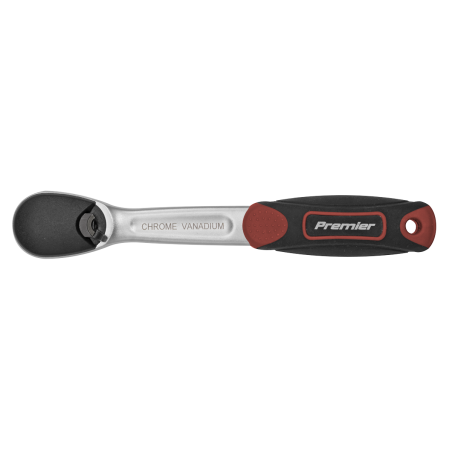 Ratchet Wrench 1/4"Sq Drive Dust-Free Flip Reverse - Premier Platinum