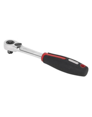 Ratchet Wrench 1/4"Sq Drive Compact Head 72-Tooth Flip Reverse Premier Platinum