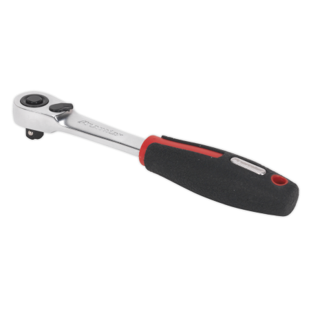 Ratchet Wrench 1/4"Sq Drive Compact Head 72-Tooth Flip Reverse Premier Platinum