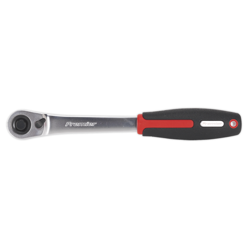 Ratchet Wrench 1/2"Sq Drive Compact Head 72-Tooth Flip Reverse Premier Platinum