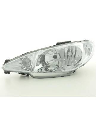 Spare parts headlight left Peugeot 206 S16 98-03