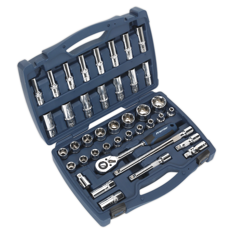 Socket Set 41pc 1/2"Sq Drive WallDrive® Metric