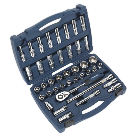 Socket Set 41pc 1/2"Sq Drive WallDrive® Metric